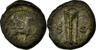 Quadrans Münze, Antoninus Pius, Roma, S, Bronze, RIC:27 -