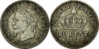 Frankreich 20 Centimes Münze, Napoleon III, Napoléon III, Bordeaux -
