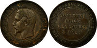 Frankreich 10 Centimes Münze, Lille, SS+, Bronze, KM:M25, Gadoury:251 -