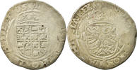 Belgien 1/2 Réal Münze, Charles Quint, Anvers, S, Silber, Boudeau:2296 -