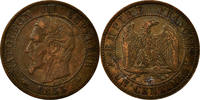 Frankreich Centime Münze, Napoleon III, Napoléon III, Strasbourg, VZ+ -
