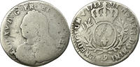 Frankreich 12 Sols, 1/10 ECU Münze, Louis XV, 1/10 Écu aux branches d'olivier, 12 Sols, 1/10 -