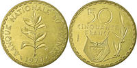 Ruanda 50 Francs Münze, Paris, ESSAI, STGL, Messing, KM:E7 -