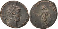 Antoninianus Münze, Tetricus I, SS, Billon, Cohen:170 -