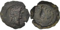 Dichalkon Münze, Trajan, Alexandria, SS, Bronze -