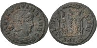 Nummus Münze, Delmatius, Thessalonica, SS, Kupfer, Cohen:4