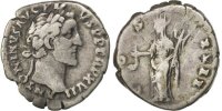 Denarius Münze, Antoninus Pius, SS, Silber, Cohen:201 -