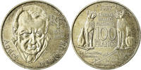 Frankreich 100 Francs Münze, André Malraux, VZ, Silber, KM:1188 -