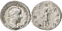 Antoninianus Münze, Gordian III, SS+, Billon, Cohen:388 -