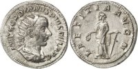 Antoninianus Münze, Gordian III, VZ, Billon, Cohen:121 -