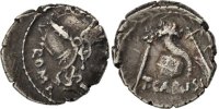 Denarius Münze, Carisia, S+, Silber, Babelon:5 -