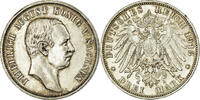 Deutsch Staaten 3 Mark Münze, SAXONY-ALBERTINE, Friedrich August III -
