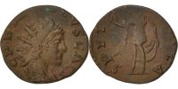 Antoninianus Münze, Tetricus II, SS, Billon, Cohen:88