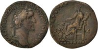 Sesterz Antoninus Pius, Kupfer, SS, Cohen:50 -