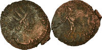 Antoninianus Münze, Tetricus I, Trier or Koln, S, Billon -