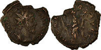 Antoninianus Münze, Tetricus I, Trier or Koln, SS, Billon, RIC:80 -