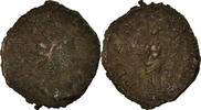 Antoninianus Münze, Tetricus I, Trier or Koln, SS+, Billon, RIC:80 -