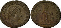 Nummus Münze, Constantine I, Trier, SS+, Kupfer, RIC:135 b -