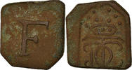 Frankreich 5 Centimes Münze, Fresnes sur Escaut, SS, Bronze -