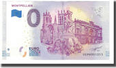 Frankreich Tourist Banknote - 0 Euro 34/ Montpellier - Fontaine des Trois -