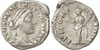 Denarius Münze, Lucilia, SS, Silber, Cohen:38 -