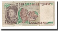 Italien 5000 Lire Geldschein, 1983-10-19, KM:105c, SS+ -