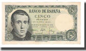 Spanien 5 Pesetas Geldschein, 1951-08-16, KM:140a, VZ -