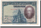 Spanien 25 Pesetas Geldschein, 1928-08-15, KM:74b, SS -
