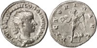 Antoninianus Münze, Gordian III, SS+, Billon, Cohen:357 -