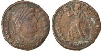 Nummus Münze, Valens, SS, Kupfer, Cohen:47 -