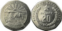 Madagascar 20 Ariary Münze, Royal Canadian Mint, SS, Nickel Clad Steel -