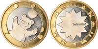 Schweiz Medaille Swissmint, Jeu de Monnaies Baby, Roland Hirter, STGL -