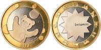 Schweiz Medaille Swissmint, Jeu de Monnaies Baby, Roland Hirter, STGL -
