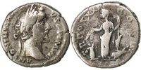 Denarius Münze, Antoninus Pius, S+, Silber, Cohen:1038 -