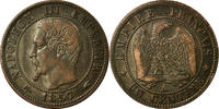 Frankreich Centime Münze, Napoleon III, Napoléon III, Paris, SS -