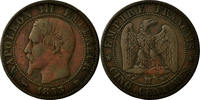 Frankreich 5 Centimes Münze, Napoleon III, Napoléon III, Marseille, S -