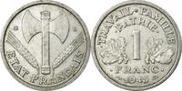 Frankreich Franc Münze, Bazor, Rouen, SS, Aluminium, KM:902.2 -