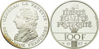 Frankreich 100 Francs Münze, UNZ, Silber, KM:962a, Gadoury:902 -