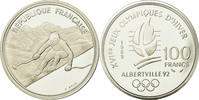 Frankreich 100 Francs Münze, STGL, Silber, KM:971, Gadoury:C1 -