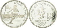 Frankreich 100 Francs Münze, STGL, Silber, KM:972, Gadoury:C3 -