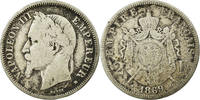 Frankreich 2 Francs Münze, Napoleon III, Napoléon III, Strasbourg -