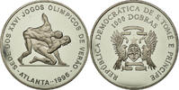 SAINT THOMAS & PRINCE ISLAND 1000 Dobras Münze, UNZ, Copper-nickel -