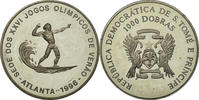 SAINT THOMAS & PRINCE ISLAND 1000 Dobras Münze, UNZ, Copper-nickel -