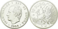 Spanien 10 Euro STGL, Silber, KM:1099 -