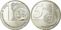 Portugal 5 Euro STGL, Silber, KM:749 -