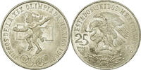 Mexiko 25 Pesos Münze, Mexico City, SS, Silber, KM:479.1 -