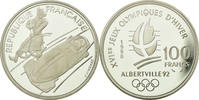 Frankreich 100 Francs Münze, STGL, Silber, KM:981, Gadoury:C9 -