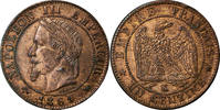Frankreich Centime Münze, Napoleon III, Napoléon III, Bordeaux, SS -
