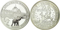 Belgien 10 Euro BU, UNZ, Silber, KM:290 -