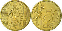 Frankreich 50 Euro Cent UNZ, Messing, KM:1287 -